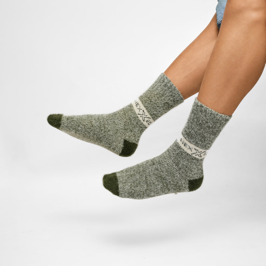 HEXXED Alpine Warm Winter Crew Socks (Pack of 4)