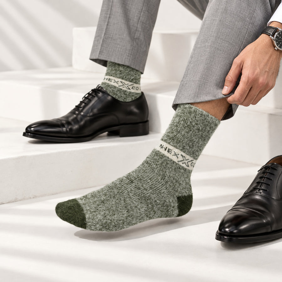 HEXXED Alpine Warm Winter Crew Socks (Pack of 4)