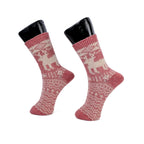HEXXED Nordelle Reindeer Winter Crew Socks (Pack of 4)