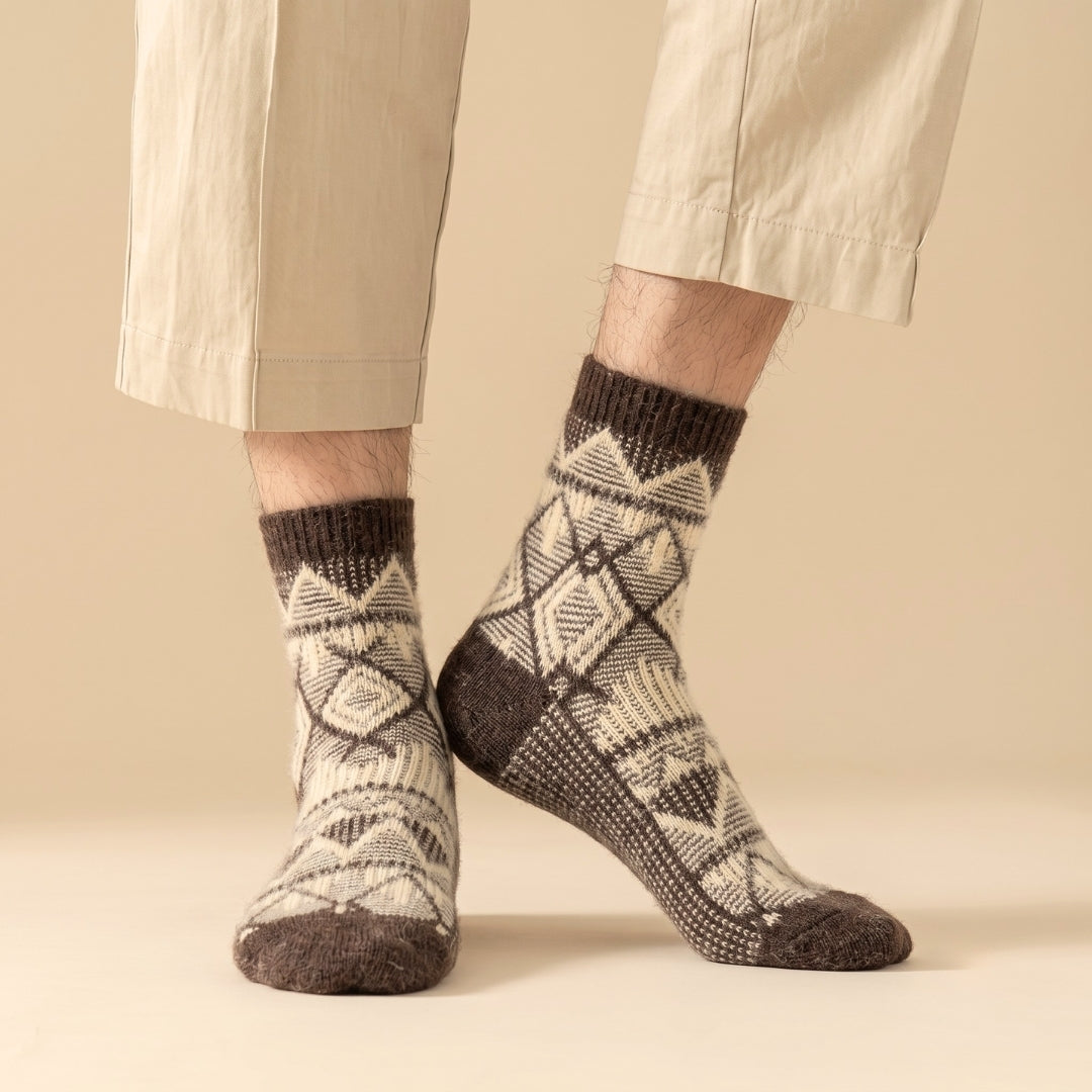 HEXXED AriaLoom Unisex Winter Crew Socks (Pack of 4)