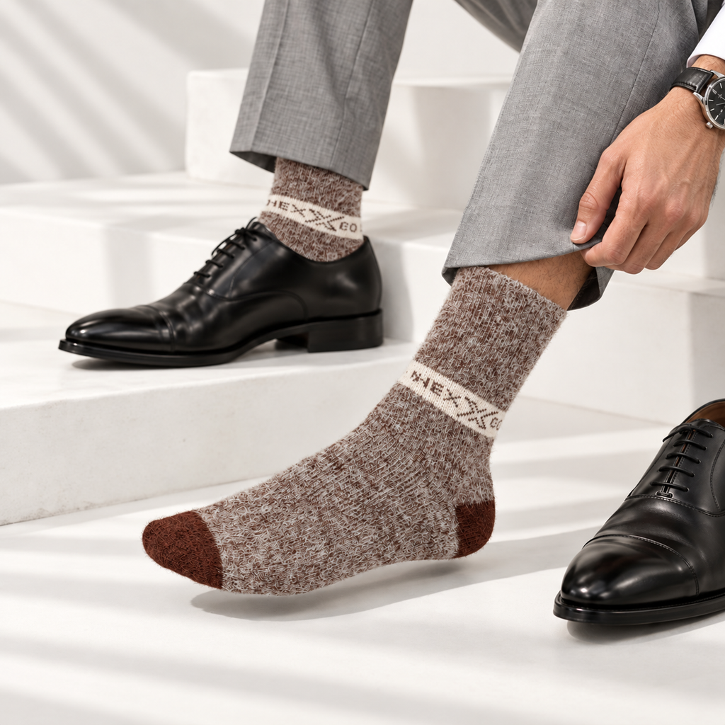 HEXXED Alpine Warm Winter Crew Socks (Pack of 4)
