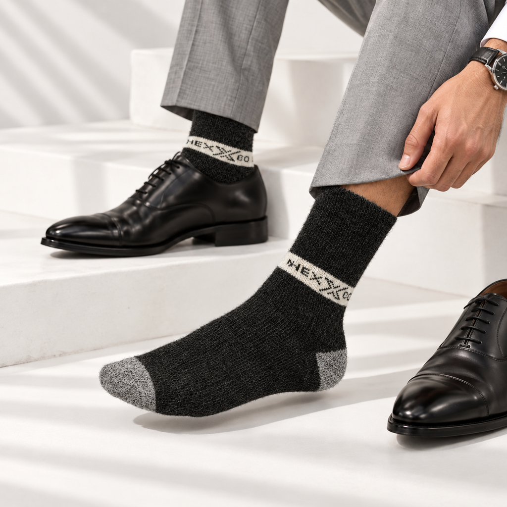 HEXXED Alpine Warm Winter Crew Socks (Pack of 4)