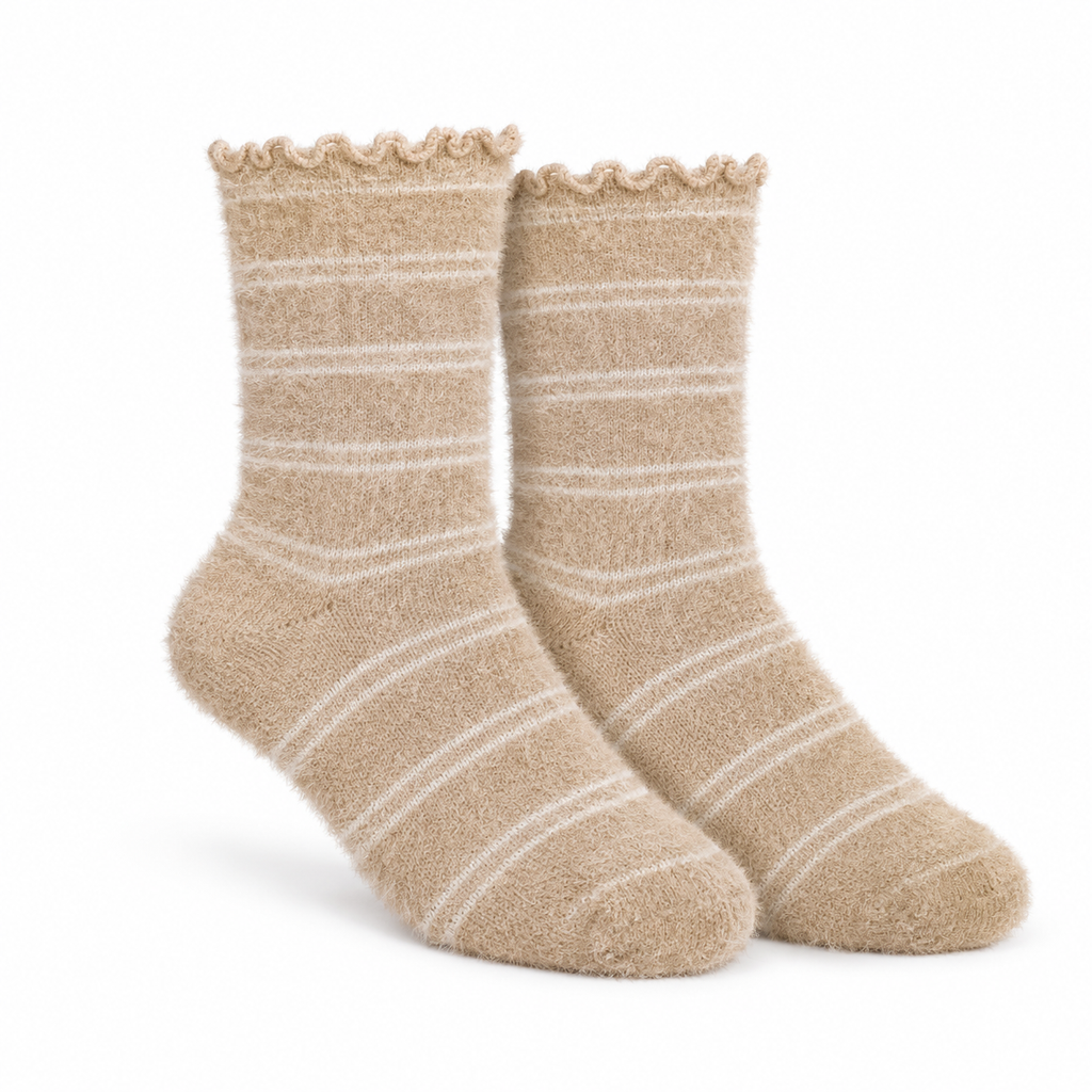 HEXXED LioraLine Women's Winter Crew Socks (Pack of 4)