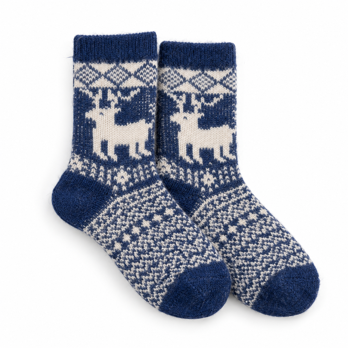 HEXXED Nordelle Reindeer Winter Crew Socks (Pack of 4)