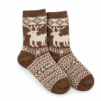 HEXXED Nordelle Reindeer Winter Crew Socks (Pack of 4)