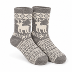 HEXXED Nordelle Reindeer Winter Crew Socks (Pack of 4)